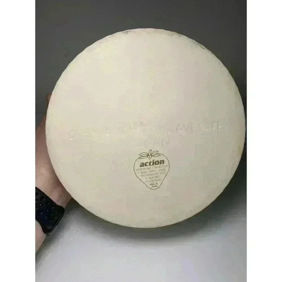 Vintage 1985 Action Strawberry Round Souffle Baking Souffle Dish Stoneware - Picture 12 of 14